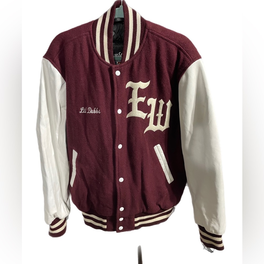 Class of '64 Red Wool / White Leather Letterman Jacket (Vintage)